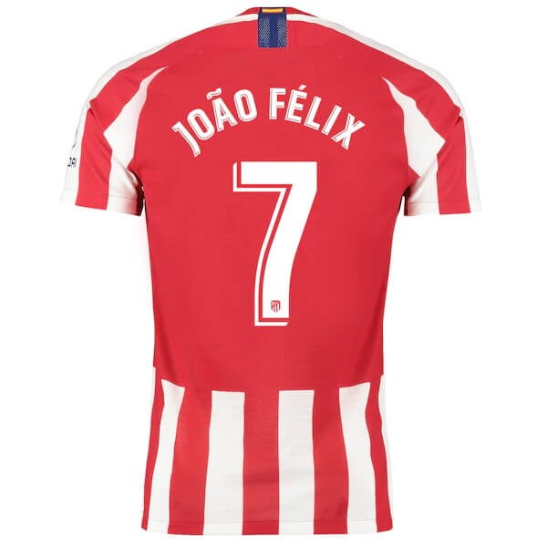 Tailandia Camiseta Atlético de Madrid NO.7 João Félix 1ª Kit 2019 2020 Rojo